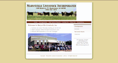 Desktop Screenshot of marysvillelivestock.com